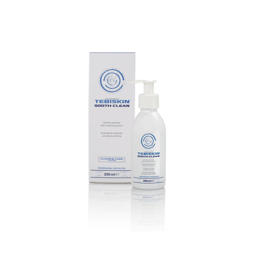 TEBISKIN® SOOTH-CLEAN prausimosi gelis jautriai, sudirgusiai odai 200 ML